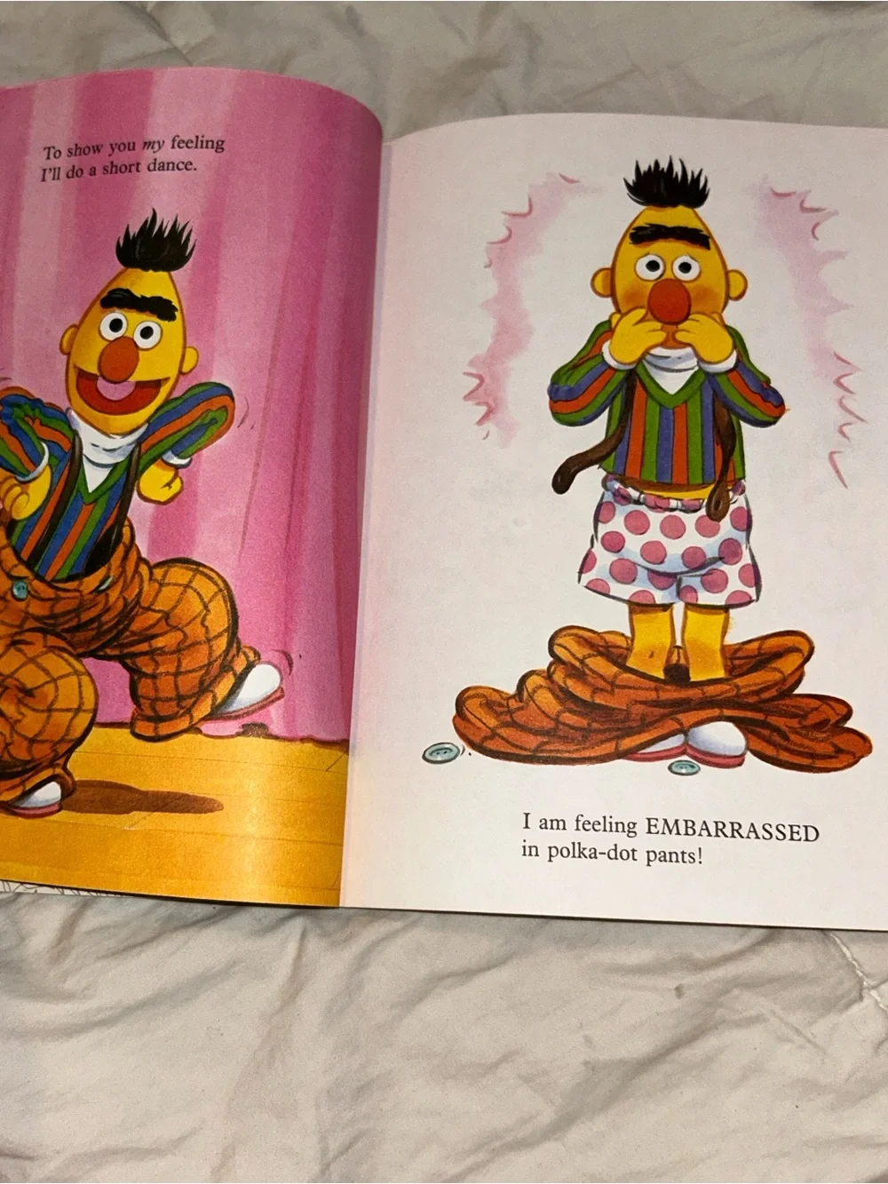 Little Golden Book: Happy And Sad, Grouchy And Glad, Sesame Street, 1992